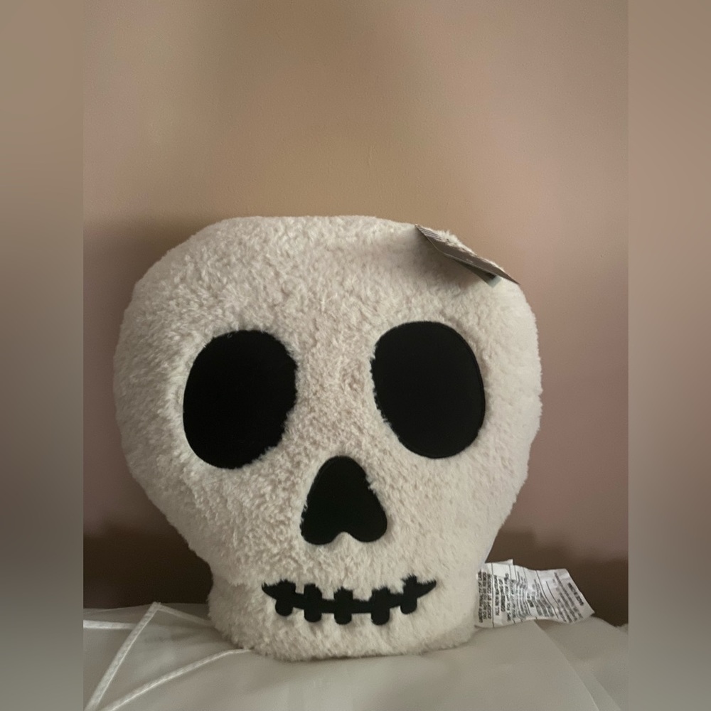 - Grammercy Studio/ Skull Sherpa Pillow